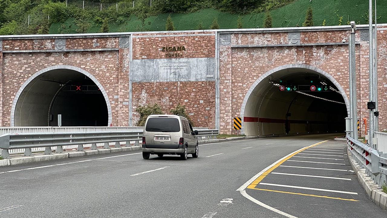 Yeni Zigana Tüneli’nden bir yılda 1 milyon 770 bin araç geçti