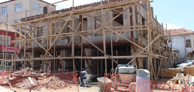Bozkır’da tarihi belediye binası restore ediliyor