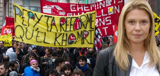 Eylemcileri destekleyen Fransız gazeteci kovuldu
