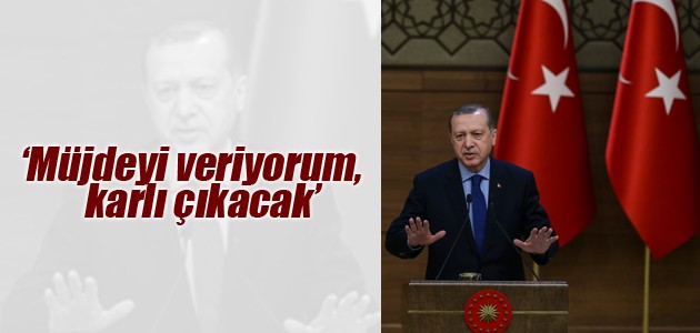 Erdoğan: Milletime teşekkür ediyorum