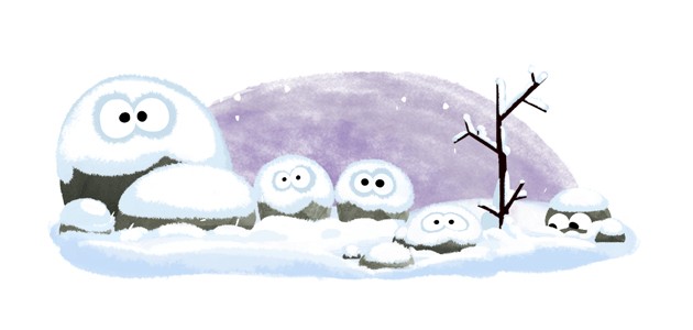 Google’dan kış gün dönümüne özel logo