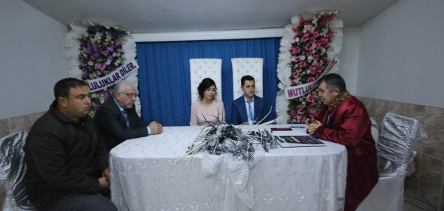 Beyşehir’de yeni yılın ilk nikahı