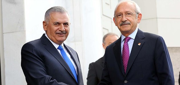 Başbakan Yıldırım TBMM’de CHP Genel Başkanı Kılıçdaroğlu ile görüştü