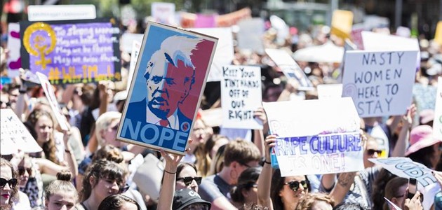 Avustralya’da Trump karşıtı gösteriler