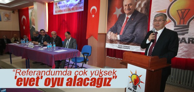 Mehmet Babaoğlu: Referandumda çok yüksek ’evet’ oyu alacağız