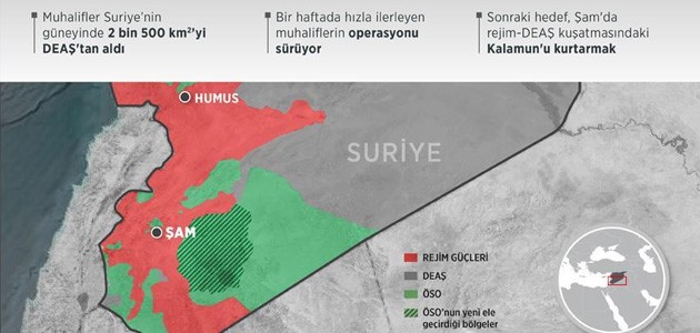 ÖSO Suriye çölünü DEAŞ’tan temizliyor