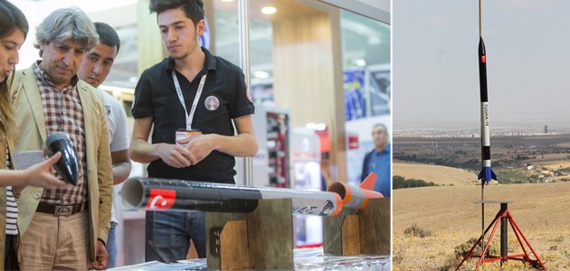 Konya’da üniversite öğrencileri bin liraya “roket“ yaptı