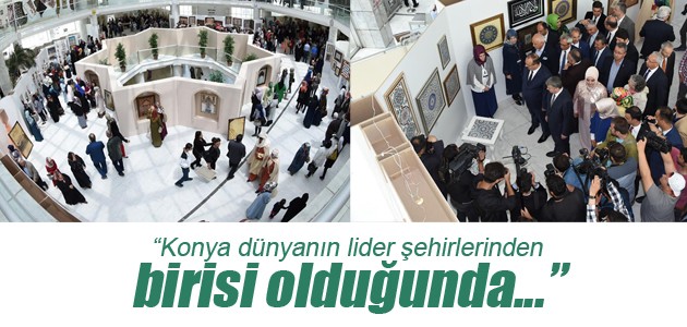 Konya’da 13. Altın Dokunuşlar sergisi açıldı