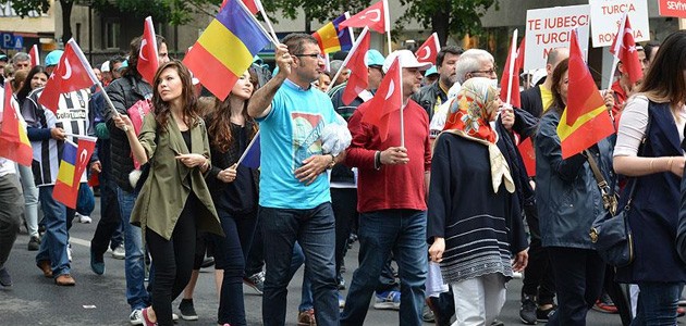 Romanya’da Türk yürüyüşü yapıldı