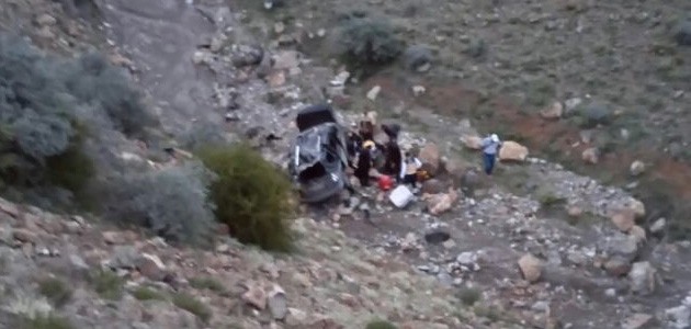 Konya’da uçuruma yuvarlanan cipin sürücüsü ağır yaralandı