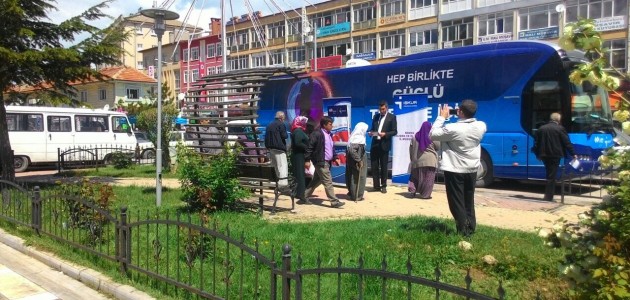 İŞKUR kampanya otobüsü Beyşehir’de vatandaşı bilgilendirdi