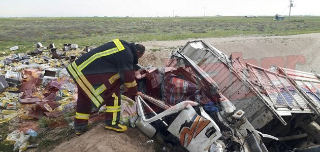 Konya’daki feci kazada yaralanan sürücü hayatını kaybetti