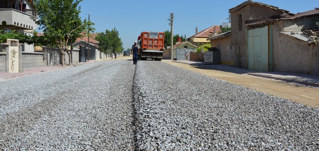 Çumra’da asfalt çalışmaları sürüyor
