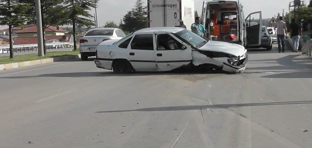 Kulu’da trafik kazası: 2 yaralı