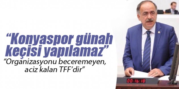 Mustafa Kalaycı: Konyaspor günah keçisi yapılamaz