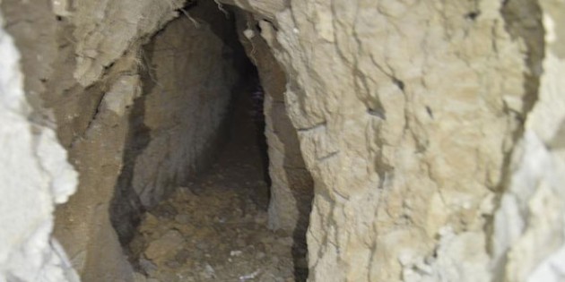 Teröristlerce kazılan tünel bulundu