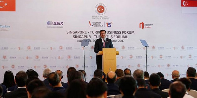Zeybekci: Singapur ile 2 milyar dolarlık dış ticaret hedefi