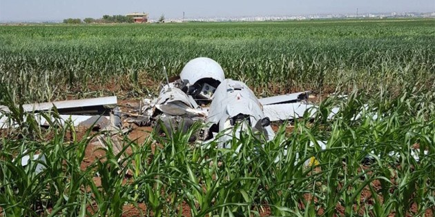 ABD’ye ait insansız hava aracı Viranşehir’e düştü
