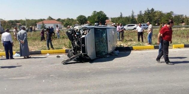 Eskişehir-Konya yolunda kaza: 1 ölü, 5 yaralı