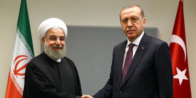 Cumhurbaşkanı Erdoğan, Ruhani ile Irak’ı görüştü