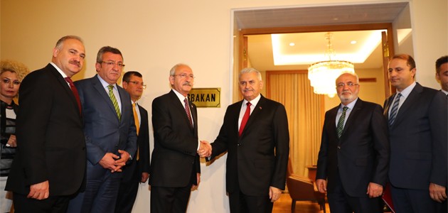 Kılıçdaroğlu: Başbakan ile Türkiye’nin pek çok sorununu görüştük