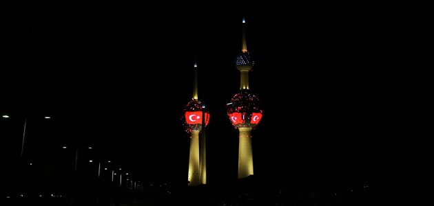 Kuveyt Kuleleri’ne Türk bayrağı!