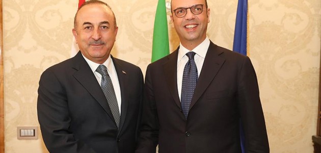 Dışişleri Bakanı Çavuşoğlu, İtalyan mevkidaşı Alfano ile görüştü