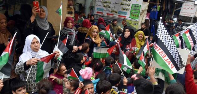 Lübnan’da ABD’nin Kudüs kararı protesto edildi