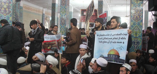 Afganistan’da Kudüs protestosu