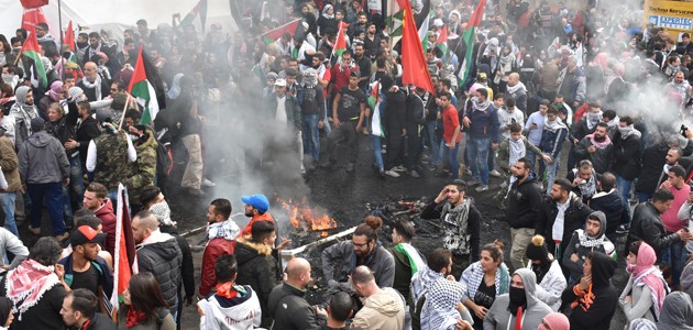 Lübnan’da Kudüs gösterisine polis müdahalesi