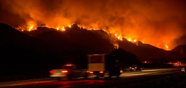 California’daki orman yangını kontrol edilemiyor