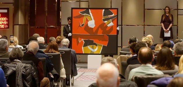 Burhan Doğançay’ın tablosu 850 bin liraya satıldı