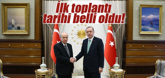 AK Parti-MHP arasındaki ilk toplantı tarihi!