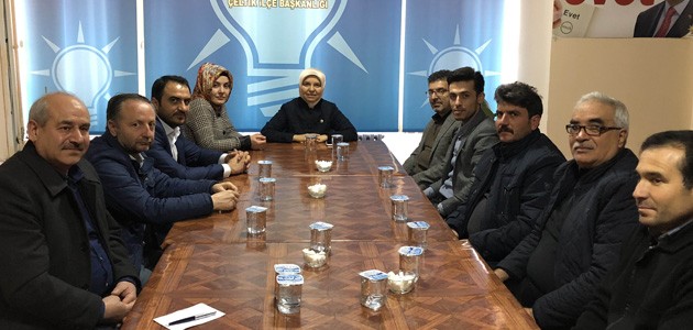 Milletvekili Erdoğan’dan ilçe teşkilatlarına ziyaret