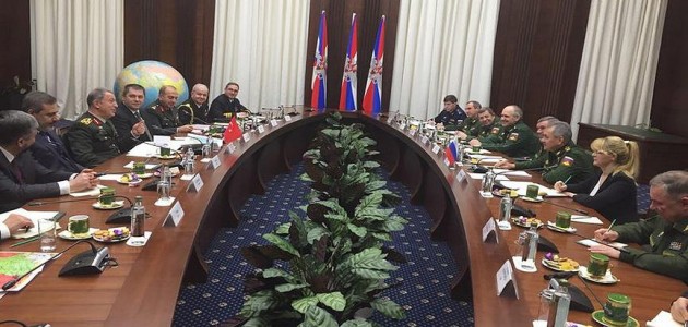 Genelkurmay Başkanı Akar, Rus mevkidaşı Gerasimov ile görüştü