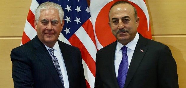 Dışişleri Bakanı Çavuşoğlu, ABD’li mevkidaşı Tillerson ile görüştü