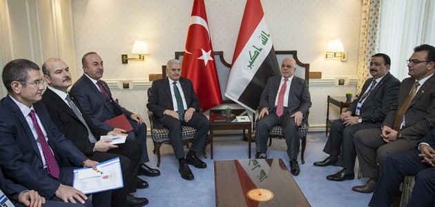 Başbakan Yıldırım, Irak Başbakanı İbadi ile görüştü