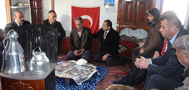 Kaymakam Abbasoğlu şehit ailesini ziyaret etti