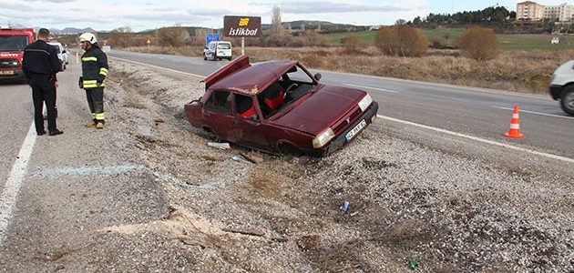 Beyşehir’de trafik kazası: 1 yaralı
