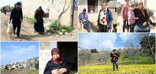 Afrin’de terörden arındırılan köylerde geri dönüş sevinci
