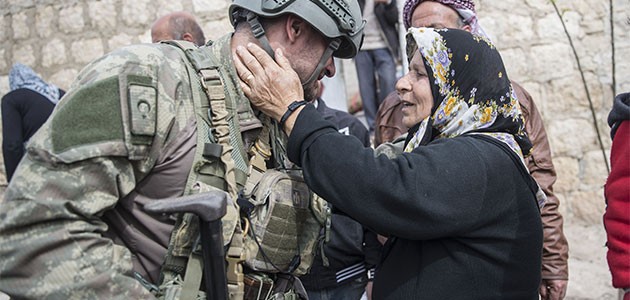 “Türk askerini görünce kurban kestik”