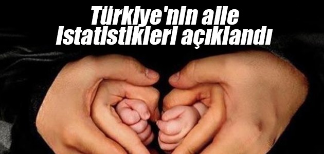 Türkiye’nin aile istatistikleri açıklandı