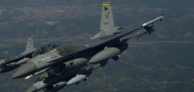 F-16’lar 8 teröristi etkisiz hale getirdi