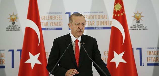 Cumhurbaşkanı Erdoğan: Kudüs-ü Şerif’teki haklarımızdan taviz vermemekte kararlıyız