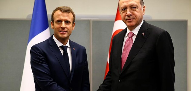 Erdoğan ile Macron ’Suriye’yi görüştü