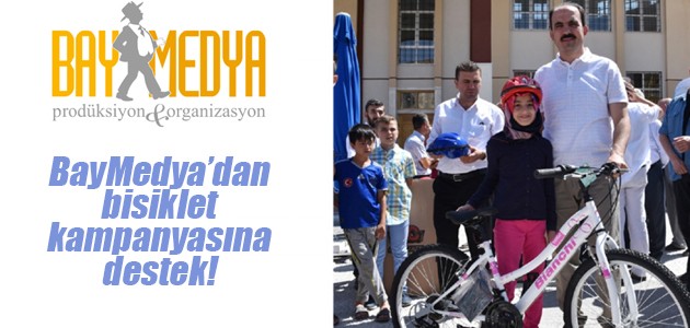 BayMedya’dan bisiklet kampanyasına destek