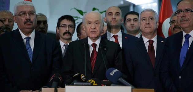 MHP Genel Başkanı Bahçeli: Kriz bekleyenler şaşkına dönmüşlerdir