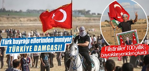 Gazze’ye Türkiye damgası! Türk bayrağı ellerden inmiyor...