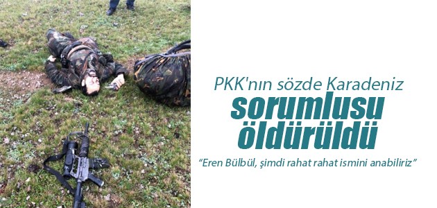 PKK’nın sözde Karadeniz sorumlusu öldürüldü