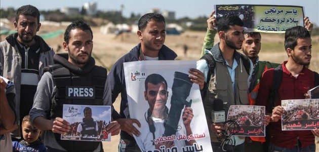 İsrail ’yasa’ bahanesiyle Filistinli gazetecileri hedef alıyor